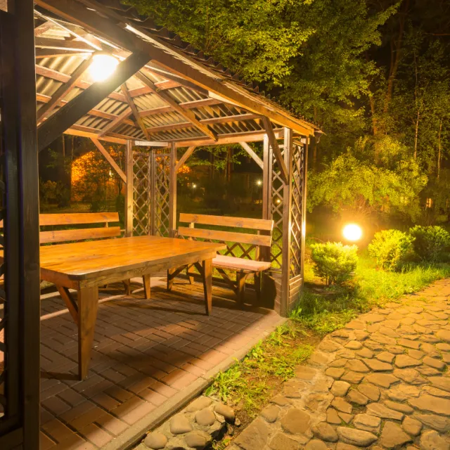 Altana zewnętrzna jadalnia